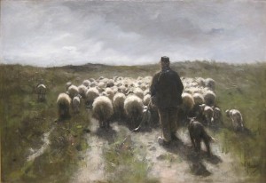 'Shepherd and Sheep' by Anton Mauve