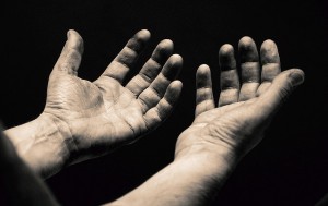 open hands