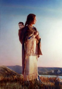 Sacagawea by Robert Schoeller