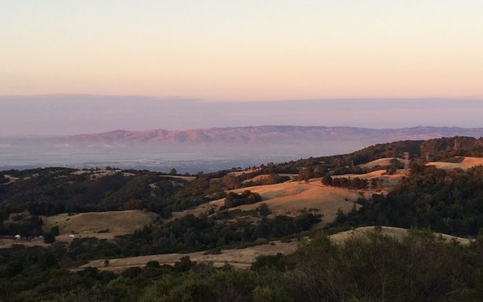 Looking out over the Silicon Valley